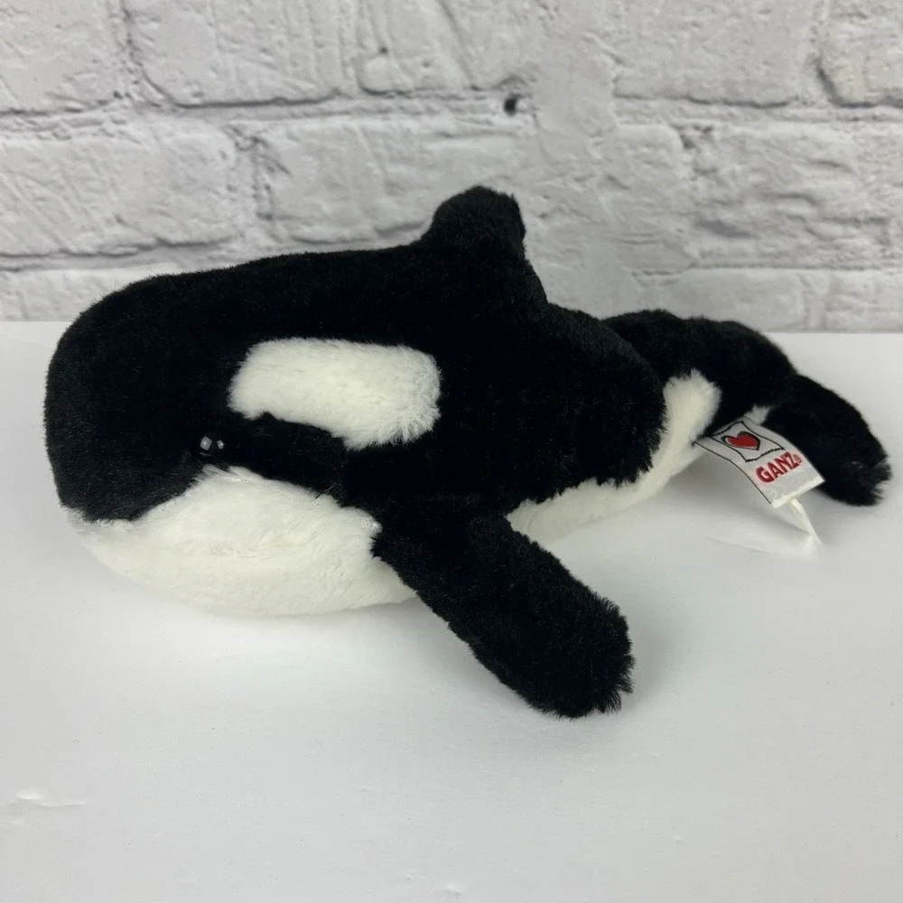 Ganz Webkinz Orca Killer Whale HM221 Plush Stuffed Animal Toy Lovey 10